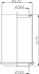 Горловина Г1000, 690х1020, 14 кг