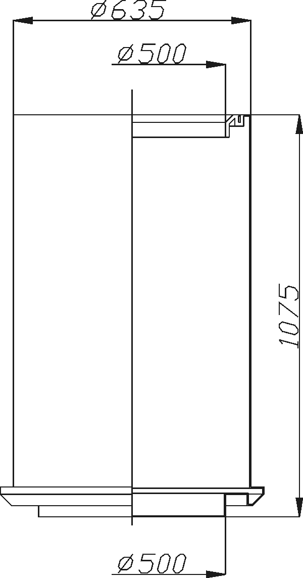 Горловина Г1000, 690х1020, 14 кг
